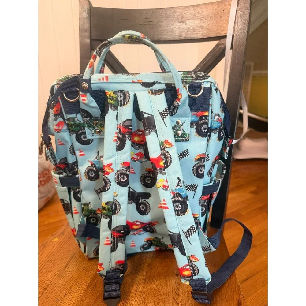 NGIL Monster Truck Diaper Bag Backpack